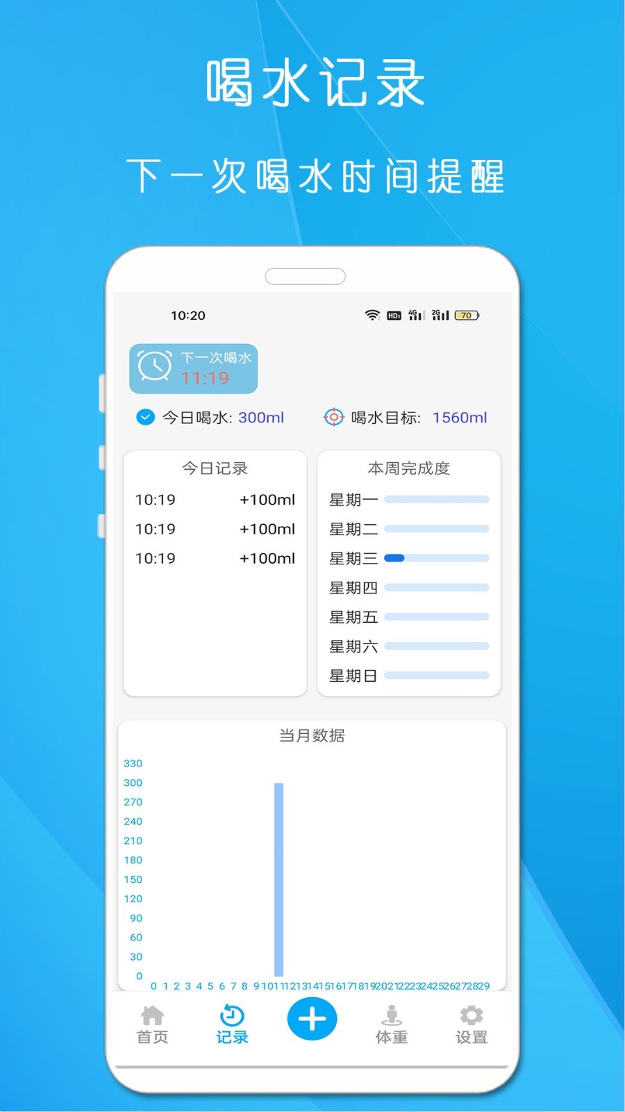 喝水提醒3