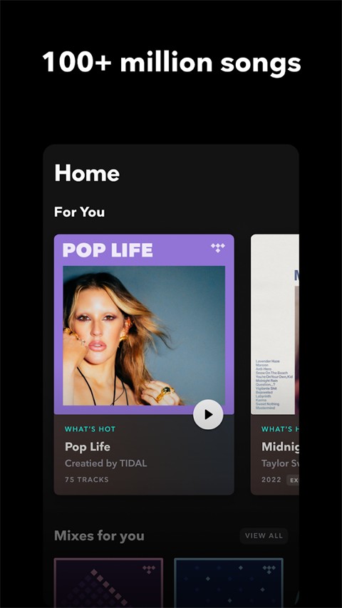tidal音乐截图1